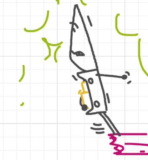 A panel from Running Duos, episode four of the Board Boards object show by Furretwalk/WalkingFurret.